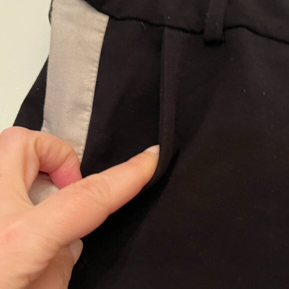 ILTM Striped Black Pants – Elastic Waist & Front Pockets (Small Petite) - Picture 12 of 13